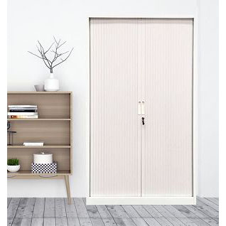 Tambour Door Metal File Storage Cabinet 